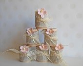 RESERVED FOR ELIZABETH - Will You Be My Bridesmaid Secret Message Gift  - Set of 4