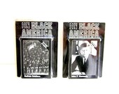 Black History Month Vintage Trading Cards On Black America Educational Set JFK Kennedy Buffalo Soldiers Freedom Riders Ku Klux Klan