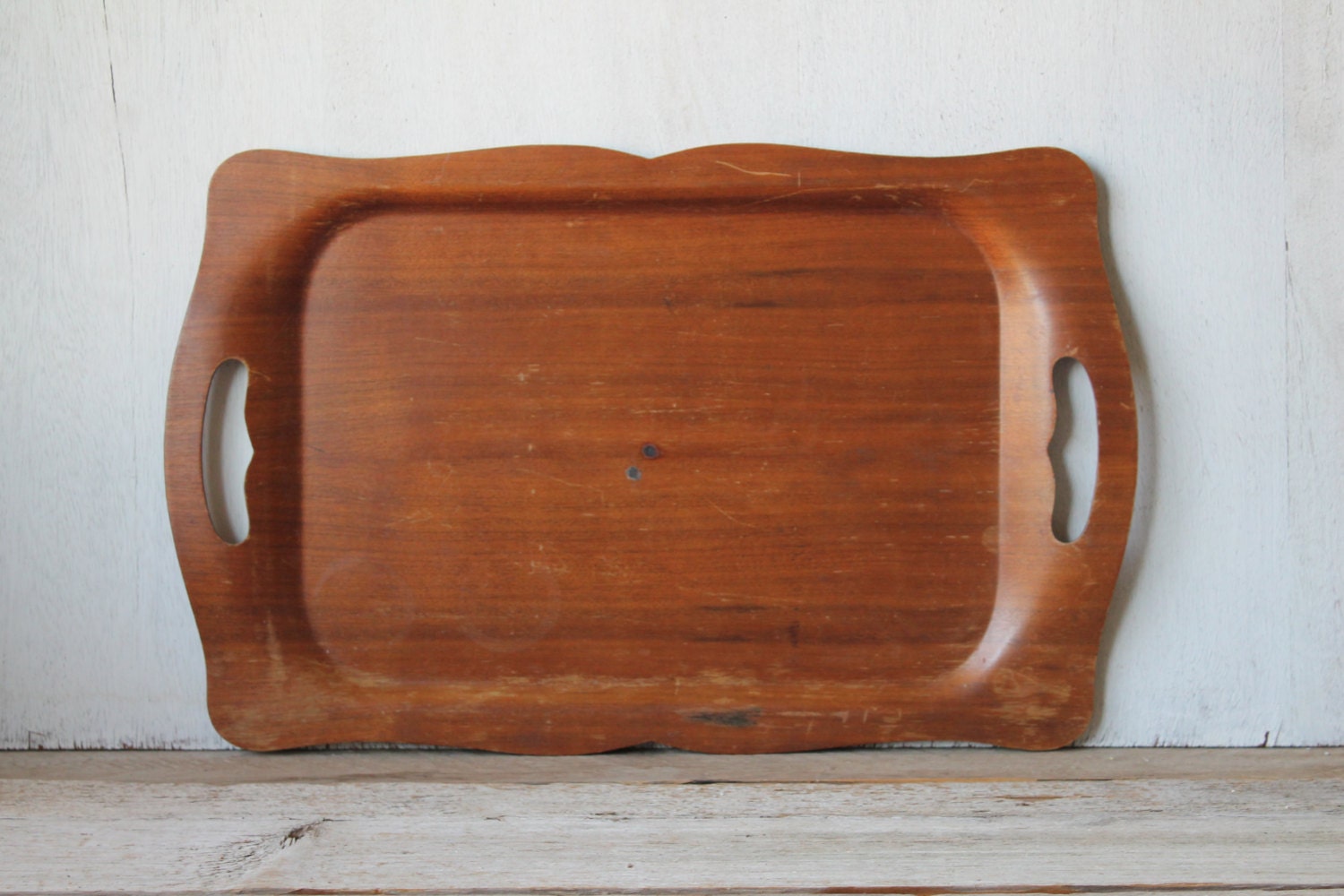 Vintage Wooden Serving Tray