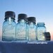 Mason Jars Solar Lights 4 Outdoor Mason Jar Lighting Antique Blue Ball Jars Garden Outdoor Lights ORIGINAL Solar Jar Design by treasureagain