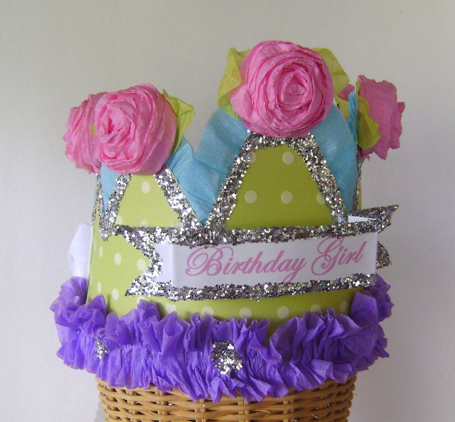 Birthday Hat- crown Party Crown/Hat - Adult or Child- customize