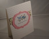 Wedding Wishes Handmade Engagement Card