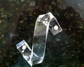 Mid Century Modern Lucite Drawer Handles Pulls 12 Available Twisted by Modern Logic