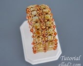 Tutorial Tenderly Bracelet - Instant download PDF beading pattern