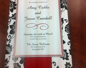 Wedding Program Printed or PDF Download