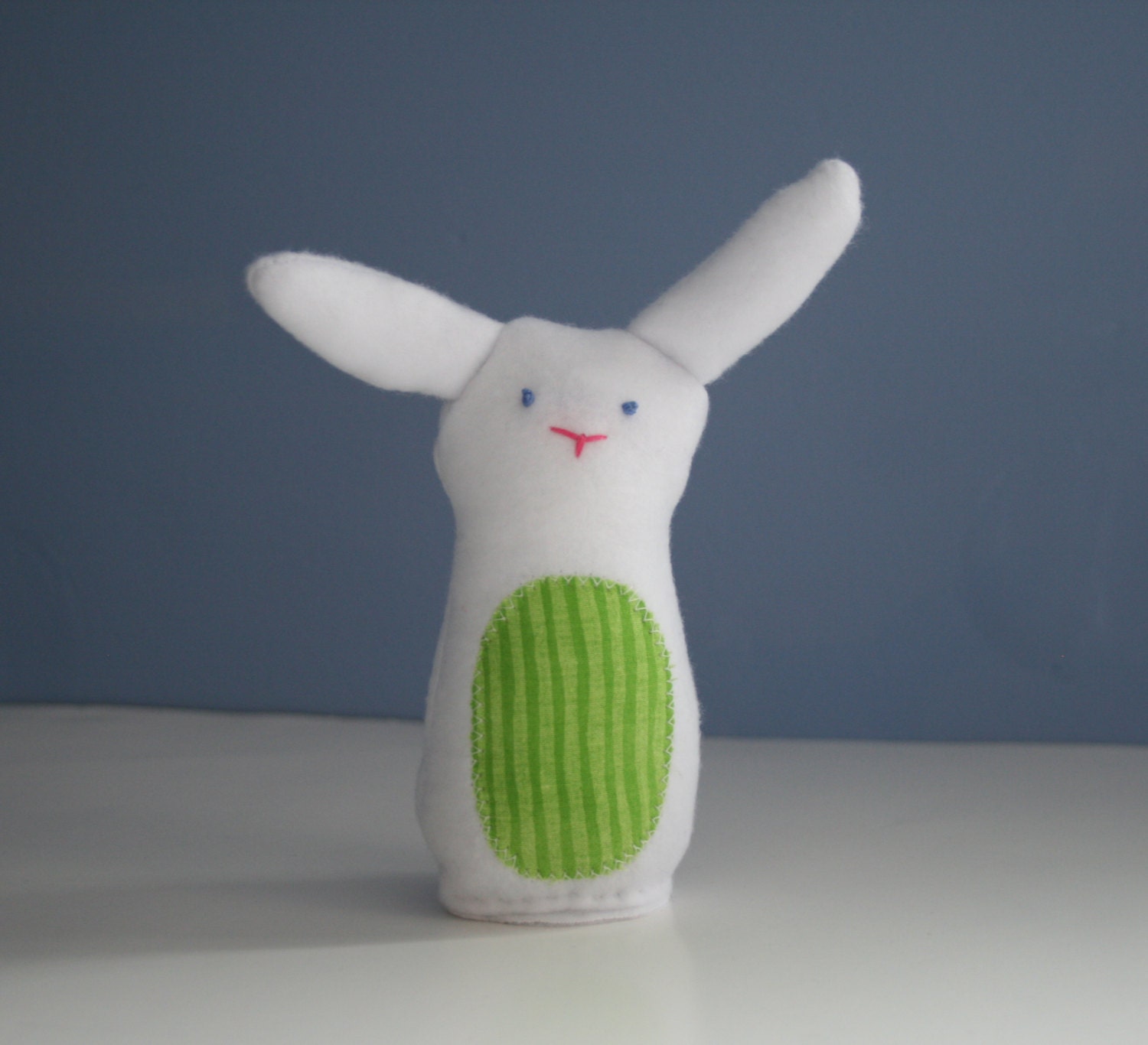 stuffed bunny rabbit, Easter decoration, spring decoration, plush bunny rabbit, children's toy bunny, OOAK