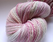 Handspun Yarn -  2Ply Polworth - First blush of a Long-Awaited Spring