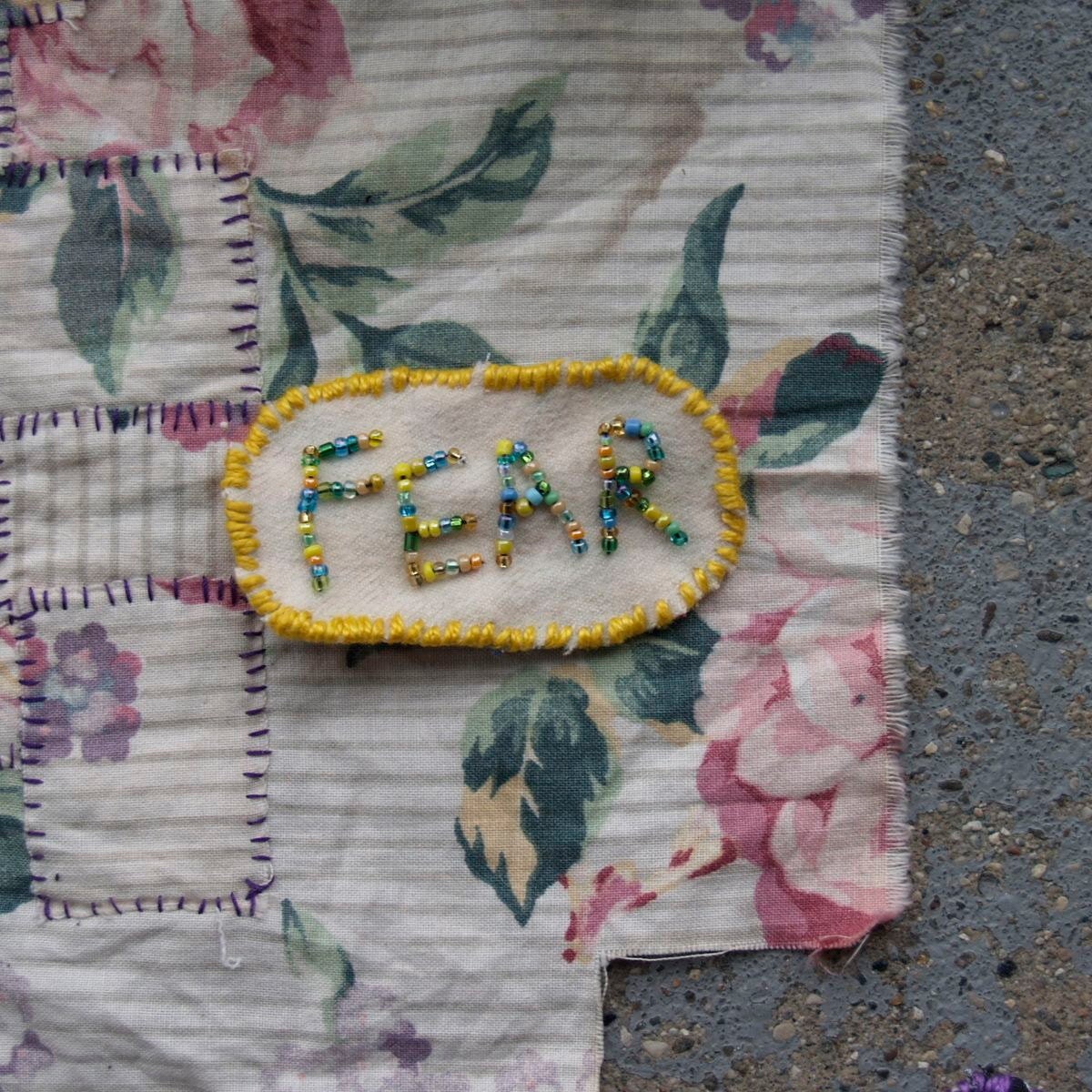 Beaded Fear Badge