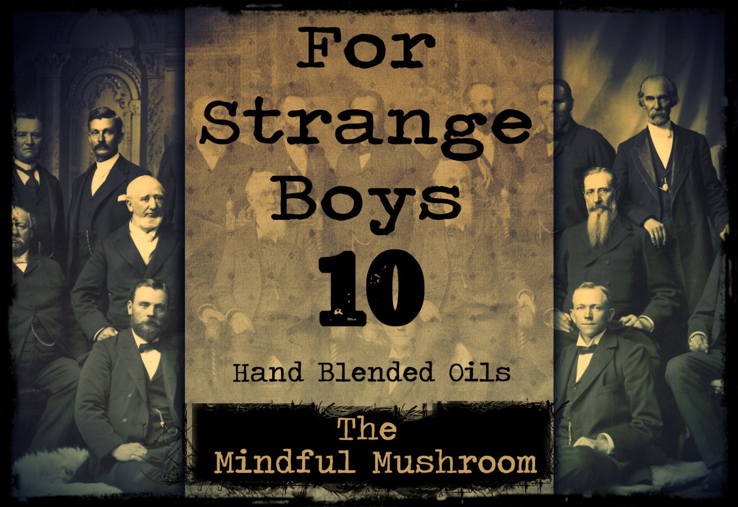 For Strange Boys-Hand Blended Oils For Men by The Mindful Mushroom-Natural Cologne-PICK 10