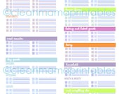 EDITABLE 2 Column Shopping List - INSTANT DOWNLOAD