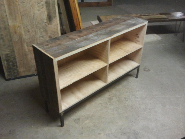 Reclaimed Wood and metal Credenza - HOLD FOR DOMINIC