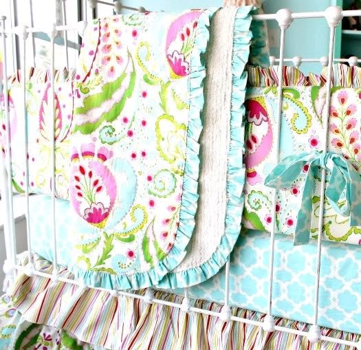 Kumari Garden Crib set- As seen on PROJECT NURSERY