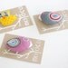 felt bird pin - yellow chiken brooch