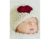 Little Sweet Heart Beanie for Baby, Photography Prop