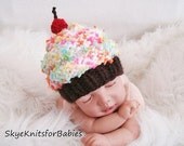 Newborn Baby Cupcake Hat, Photography Prop