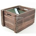 Wooden File Crate Wood Filing Box Office File Storage & Organization Custom Personalization Available