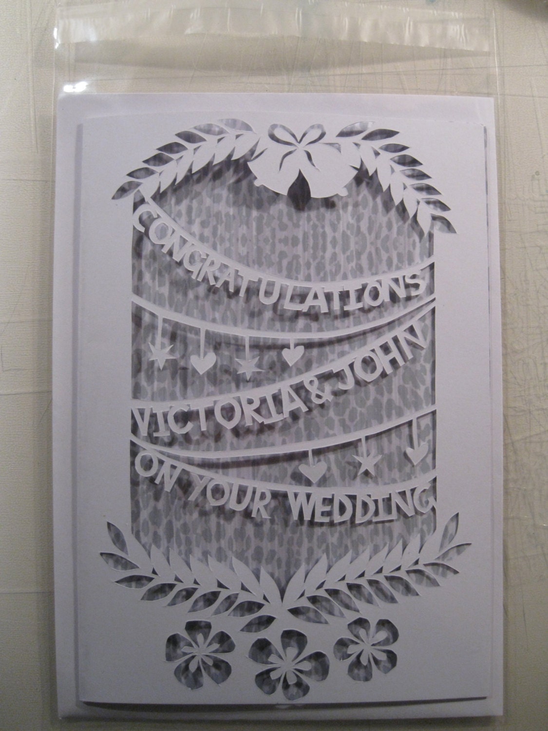 Custom Papercut Card