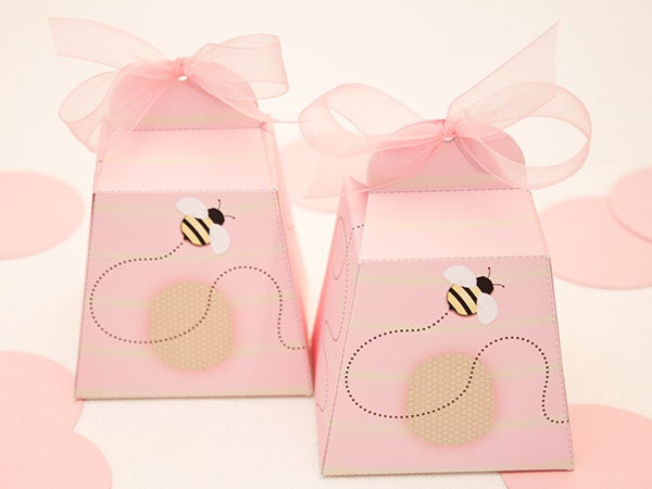 BEEHIVE Favor Box - DIY Printable PDF