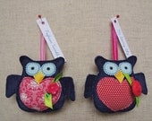 A pair of Owls .....Professor Twinkle & Mr Starry Sky .....READY TO SHIP
