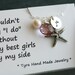 Starfish necklace,Bridesmaid Gifts,Starfish necklace,Beach theme Wedding,Thank you card,Discounted necklace