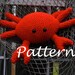 Woolie Crab Hand Crocheted Plush PDF Patten