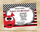 WPS Birthday Party Invitation Style DI2188 DIGITAL File - Printable - Boy or Girl