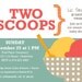 Baby Shower Invitation for TWINS - Ice Cream theme, Digital File download