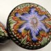Set of 14 Cabinet Knobs Pulls  READY TO SHIP     Rust Purple Sage   Polymer Clay over Metal