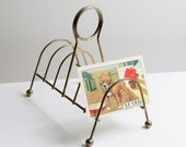 Vintage Metal Mail / Letter Holder