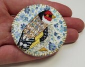 Mr Goldfinch Brooch