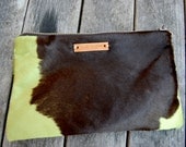 Hair on Hide Leather Pouch