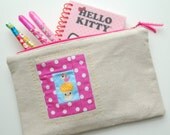 little birdie pencil pouch
