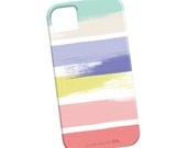 iPhone 4 or 5 case - Painterly Stripes