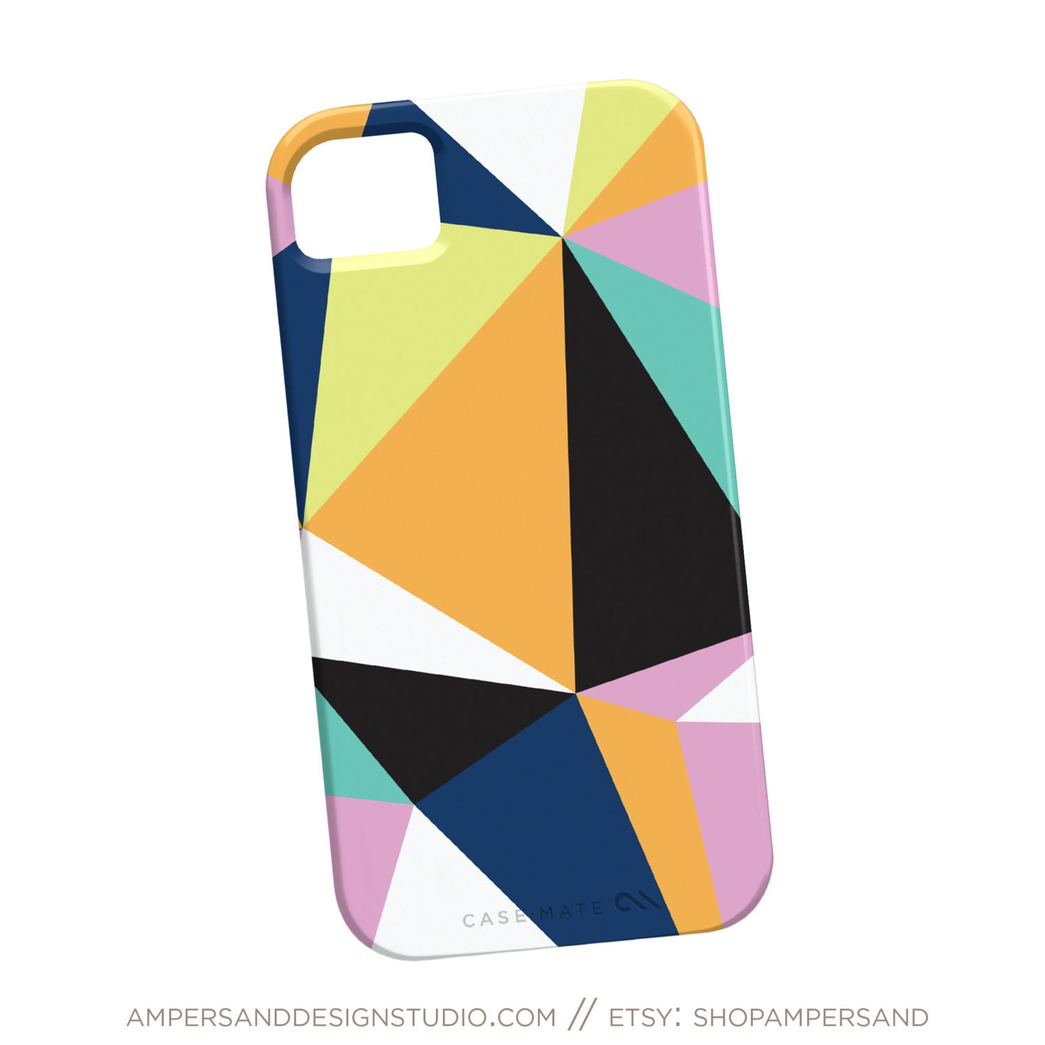 iPhone 4 or 5 case - Facets Pattern