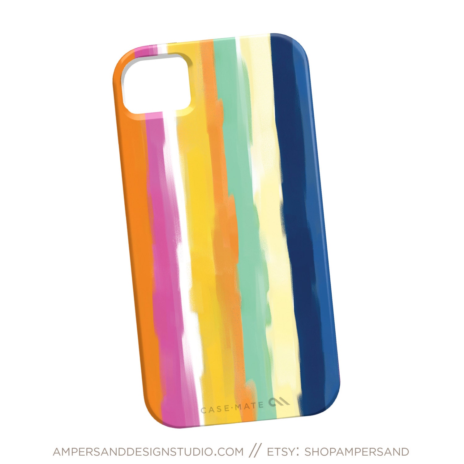 iPhone 4 or 5 case - Rainbow Stripe