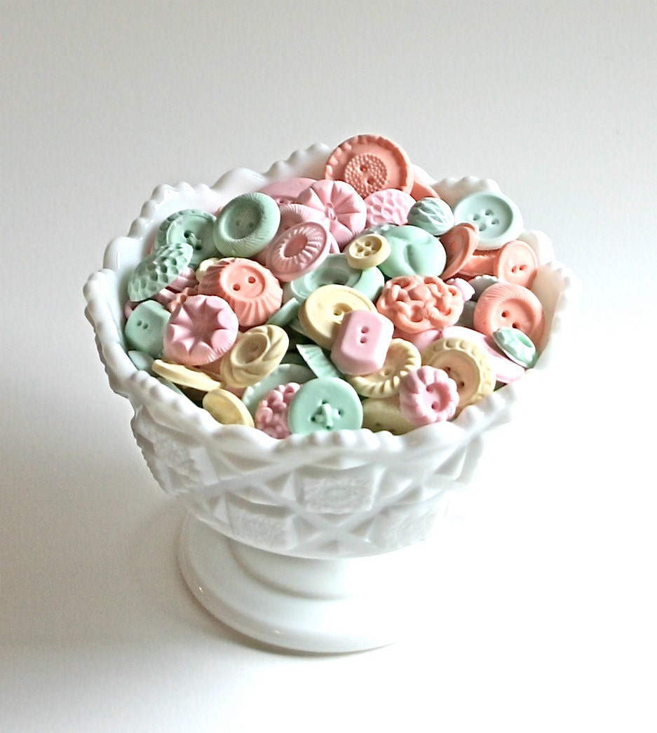Peppermint Candy Buttons 200 ...a handmade candy / as seen in Matha Stewart Weddings: The Bride's Guide