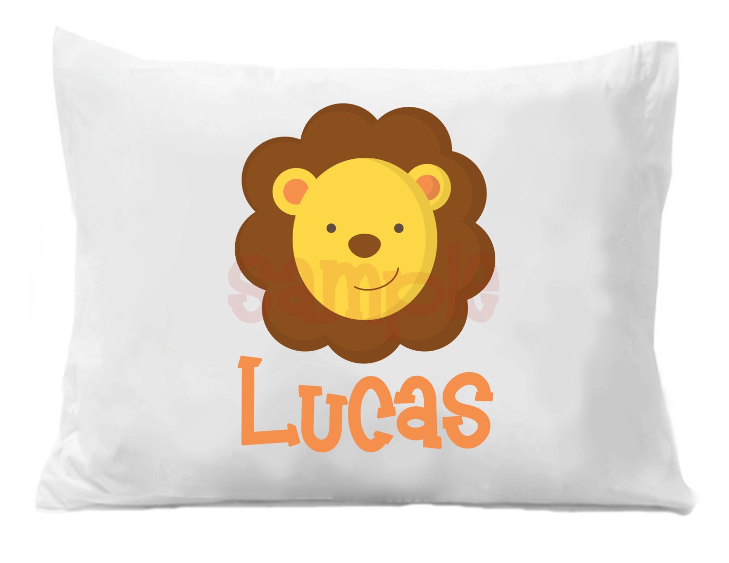 Lion Personalized Pillow Case Il_570xn