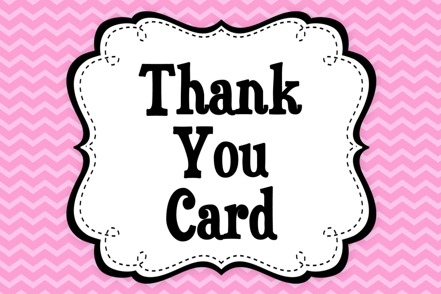 Matching Printable Thank You Card Il_570xn