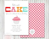 Cupcake Baking Party Printable Invite - Petite Party Studio Il_170x135