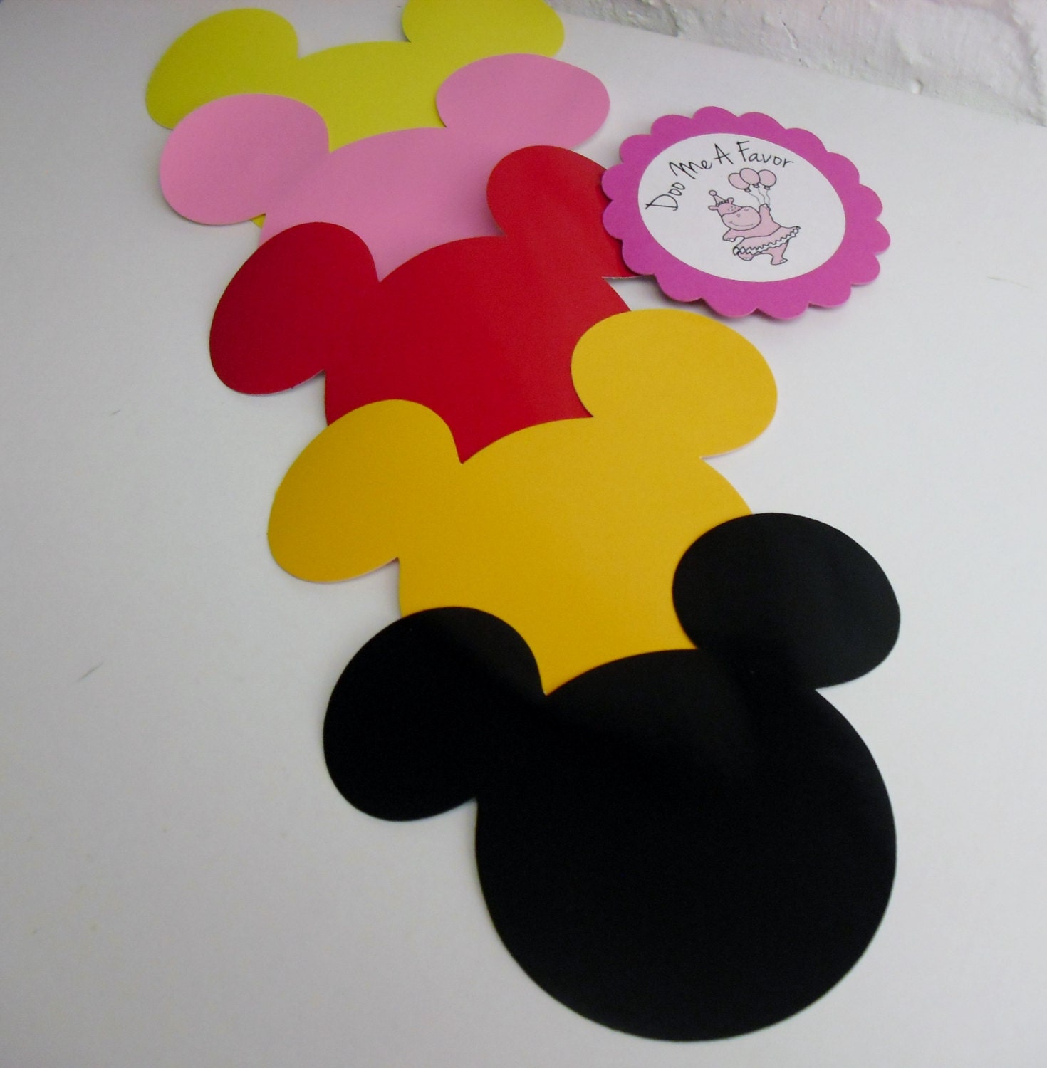 Mickey Mouse Vinyl Decal  Set of (15)