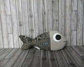 batik Guppy fish softie doll