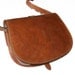 Goldmann xl. Medium Brown Leather Bag Leather Messenger Leather Cross body Purse Satchel Saddle Bag / fits a 11 laptop