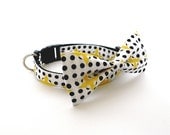 Bowtie Collar -Yellow Cross-