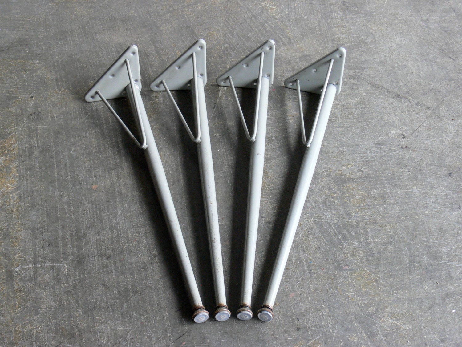 Vintage Industrial Hairpin Style Legs (Set of 4)