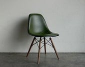 Eames for Herman Miller Dowel Base Side Chair-DSW