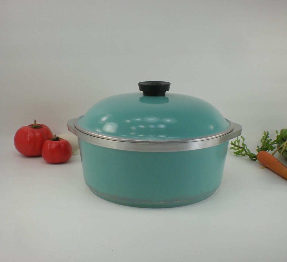 Club Aluminum 4 Qt Dutch Oven Pot Lid - Aqua Turquoise