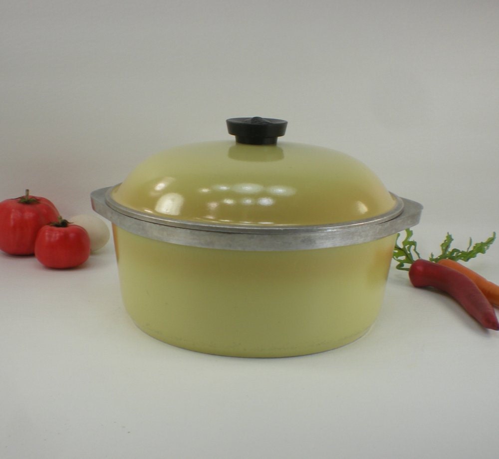 Club Aluminum 4 Qt Dutch Oven Pot Lid - Harvest Gold Yellow