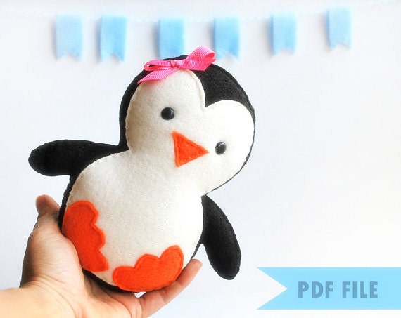 Baby Penguin PDF Sewing Pattern A315 Il_570xn