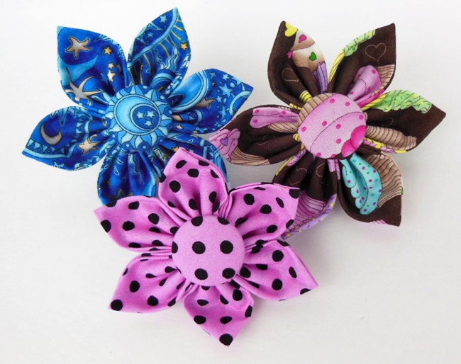 Dog collar flower for Dog Collar or Harness- Made to Order-