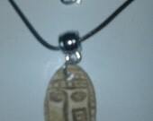 Aromatherapy Essential oil diffuser Pendant Necklace  Viking Rune Strength